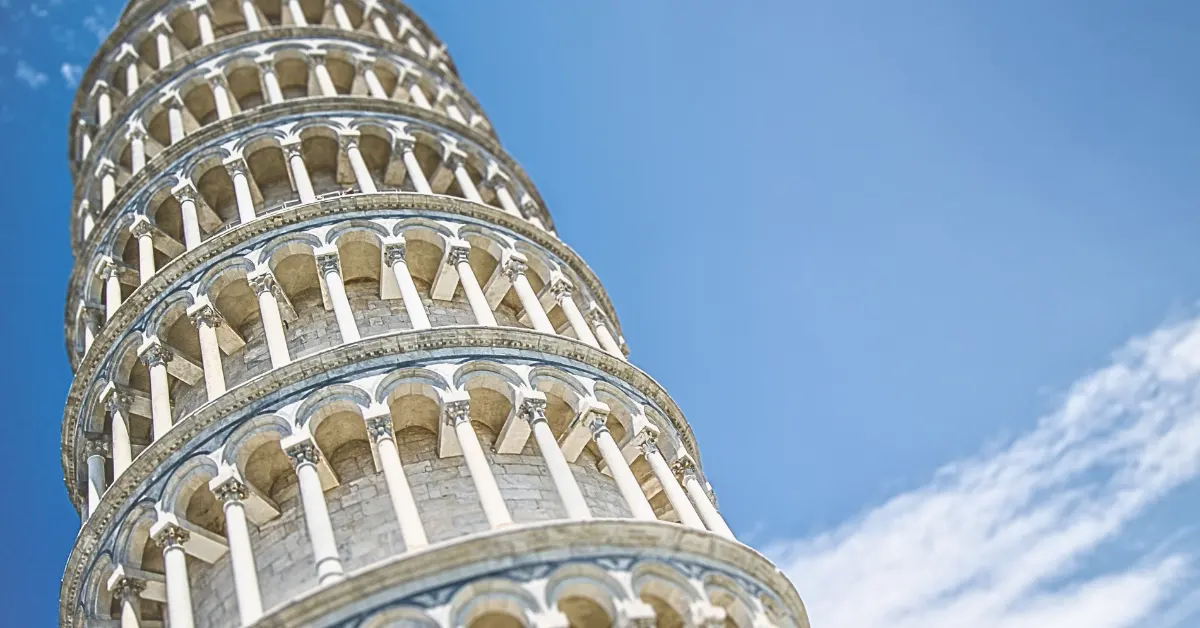 Leaning Tower of Pisa.