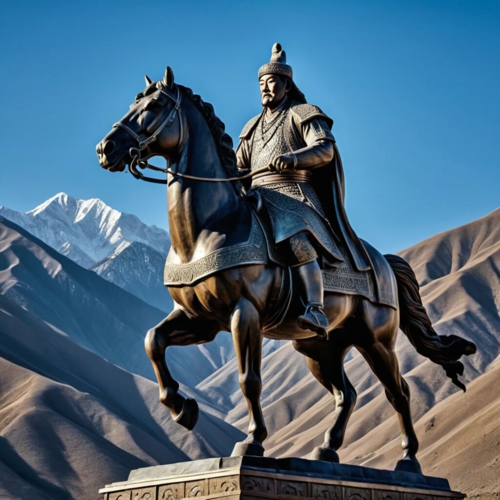 Genghiz khan statue