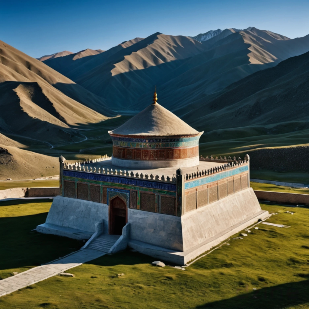 tomb of genhiz khan (for representation purposes)